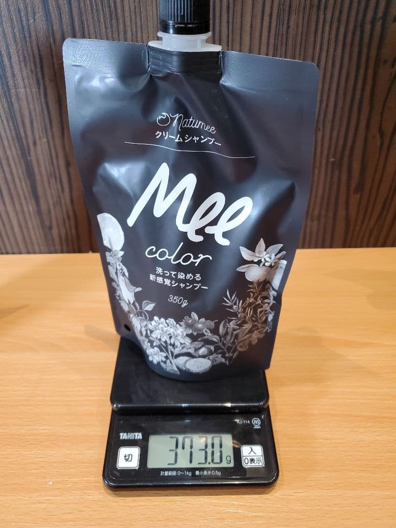 Mee 　ナチュラルブラウン　350g　カラーシャンプー 白髪染め