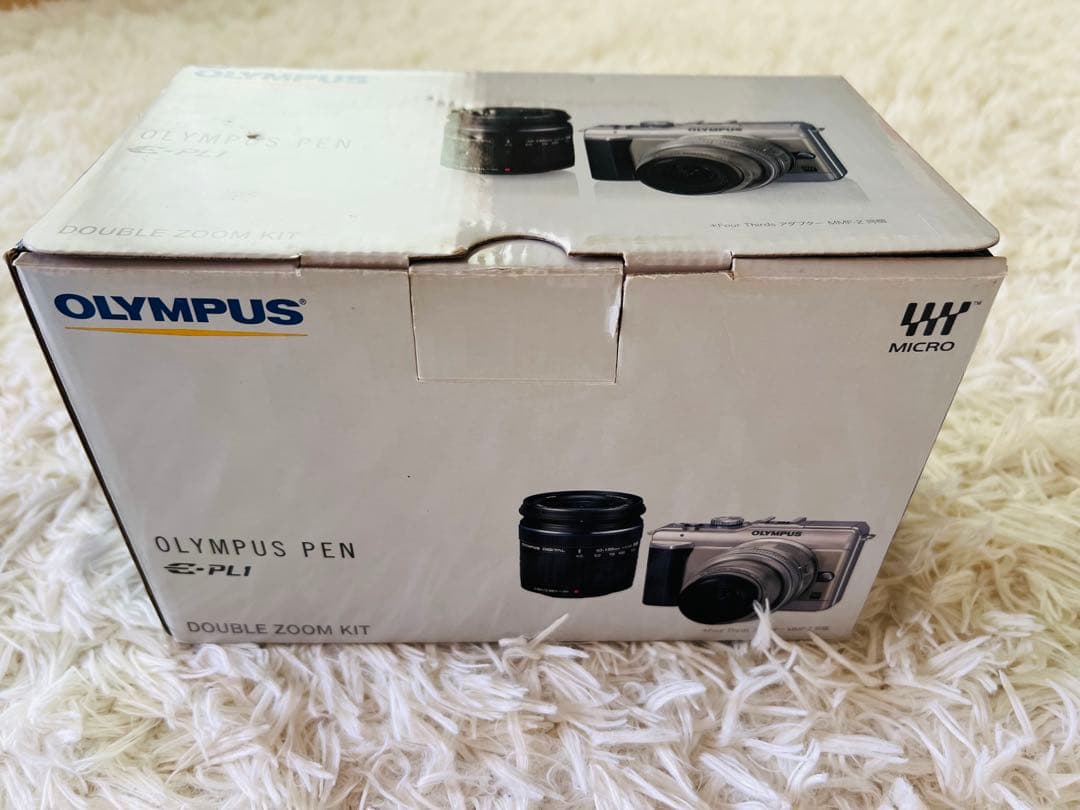 OLYMPUS E-PL1 ダブルズームキット ホワイト付属品完備品