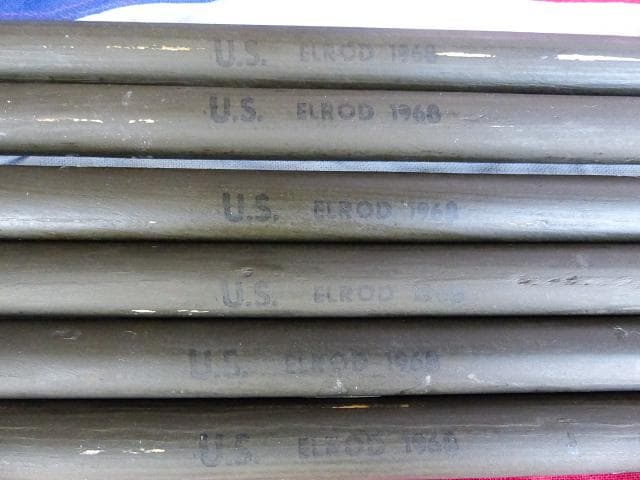 1968” 米軍実物 ナム戦 デッド!　テントポール　6本セット 軍幕 310