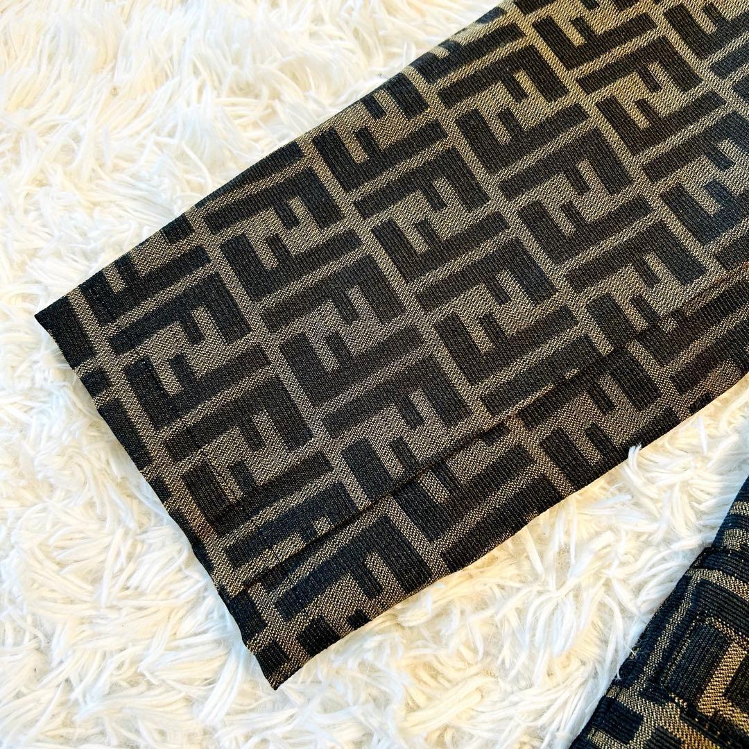 FENDI フェンディ トレンチコート 2way 取り外し可能 ファー ズッカ柄