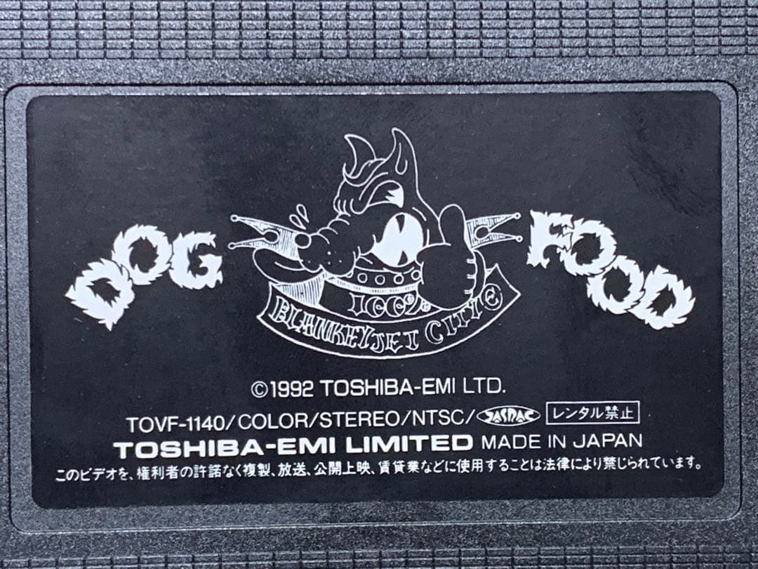 BLANKEY JET CITY DOG FOOD 中古VHSビデオ　浅井健一