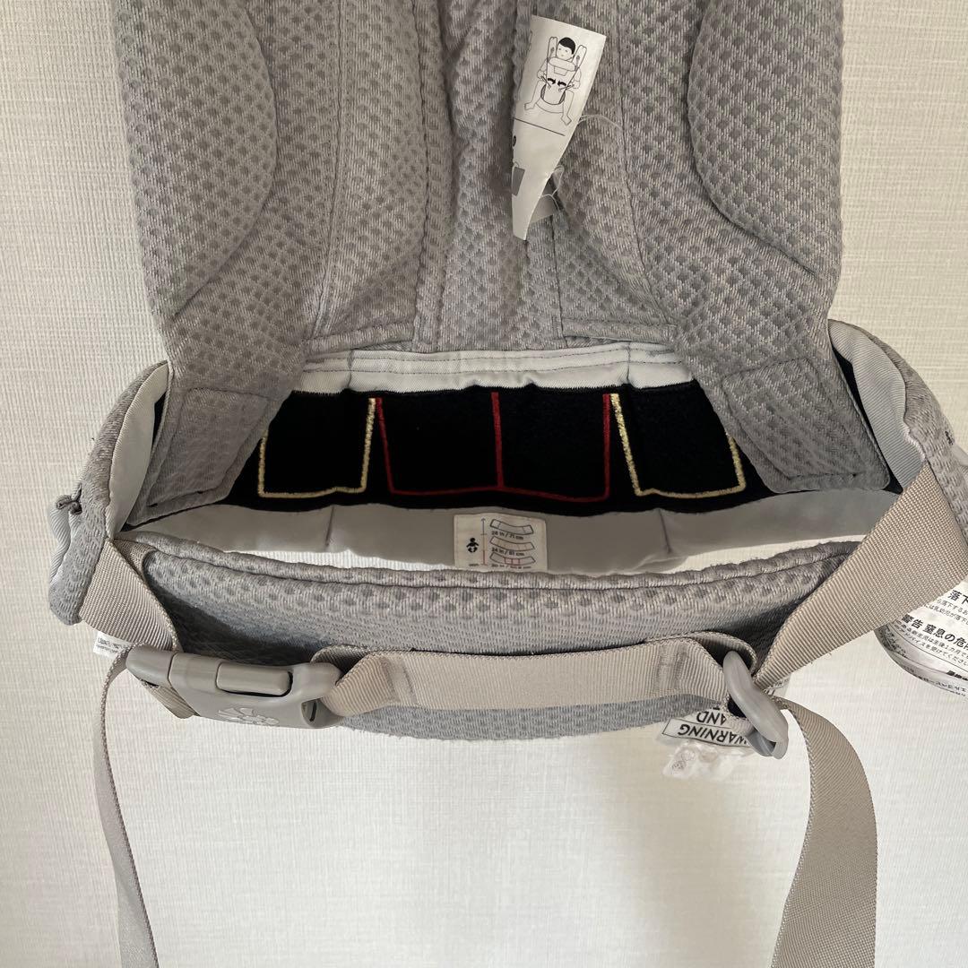 グレー メッシュ 抱っこ紐