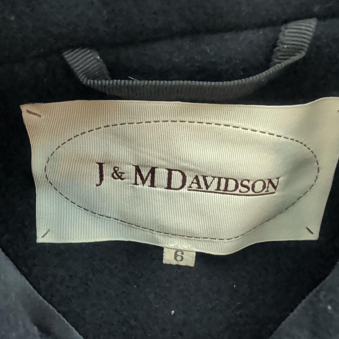 【美品】J&M DAVIDSON ウールロングコート 金ボタン ６