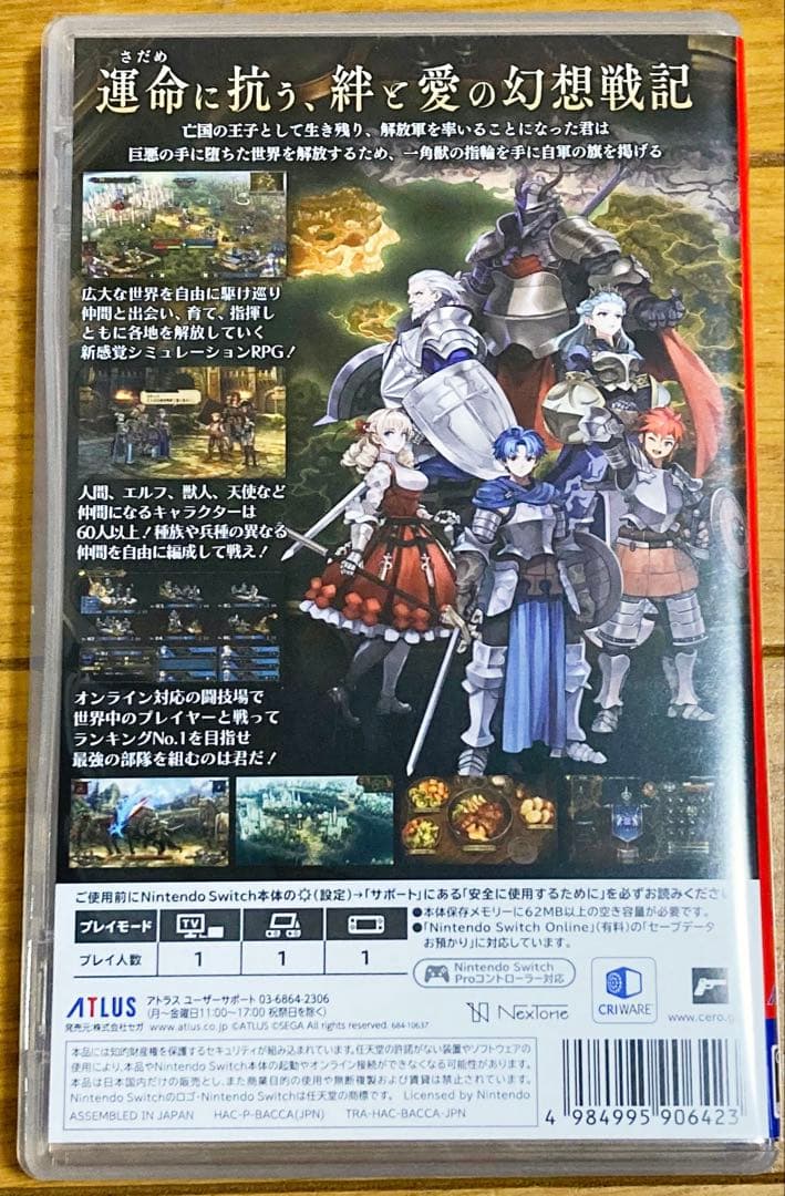 任天堂スイッチソフトユニコーンオーバーロードレディースメンズRPG（動作確認⭕️）