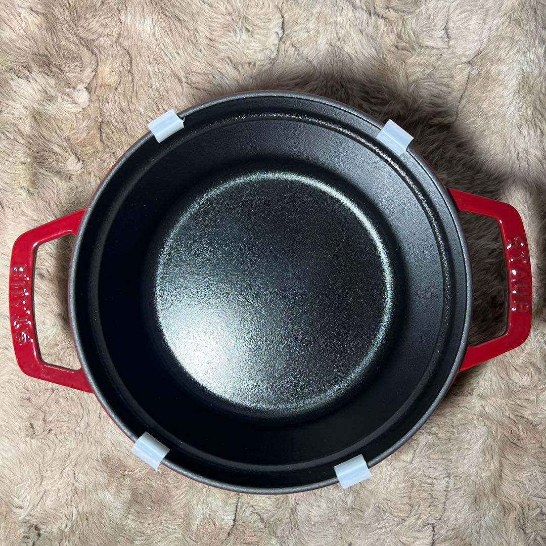 staub ストウブ ピコ ココット ラウンド チェリー 20cm IH対応