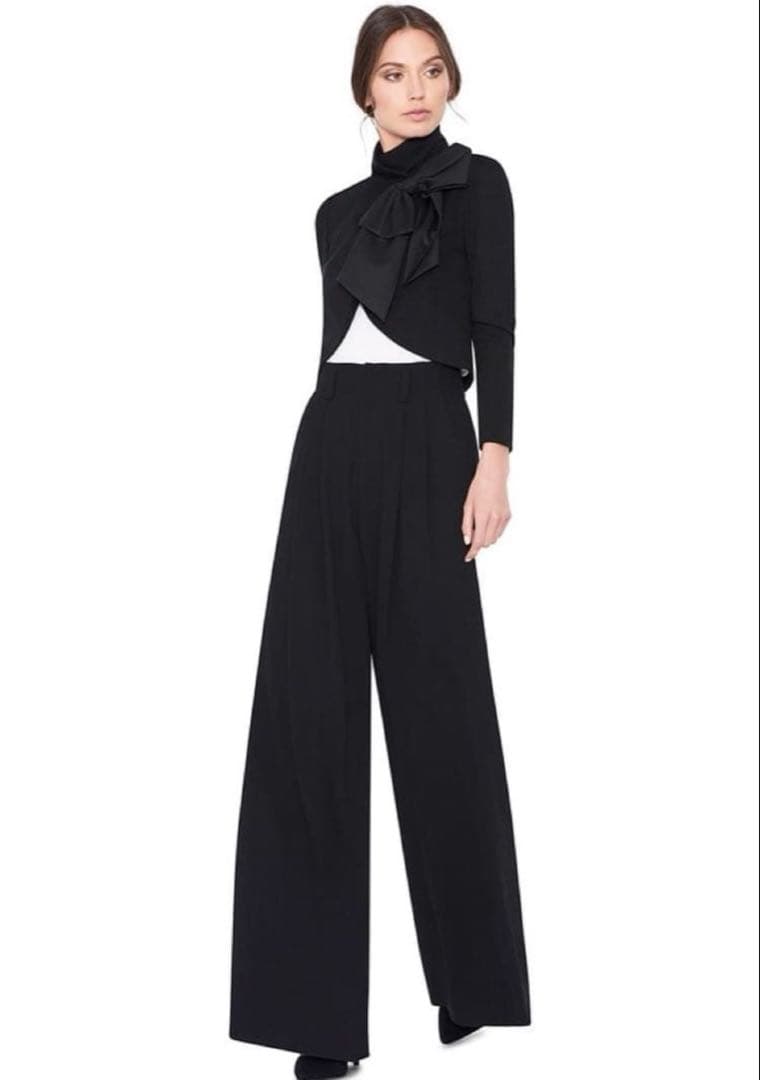alice+olivia ボウリボンハイネック ドレスジャケット　ブラック