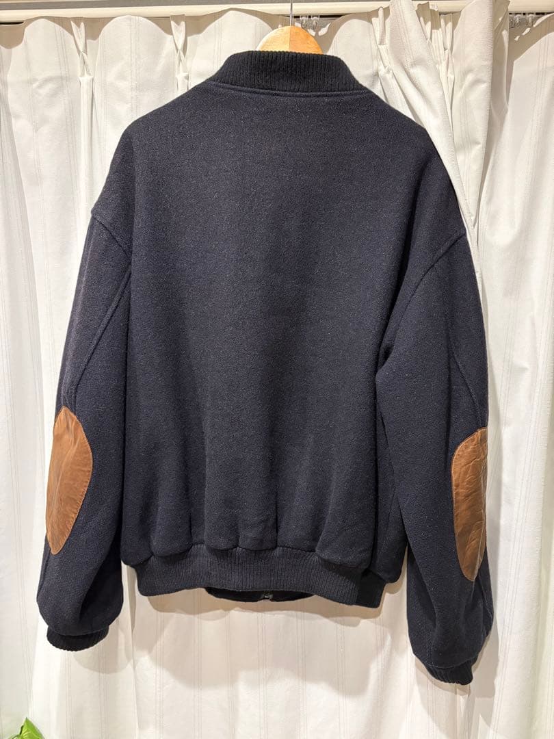 【名作】 80s eddie bauer ブルゾン 黒タグ エルボーパッチ