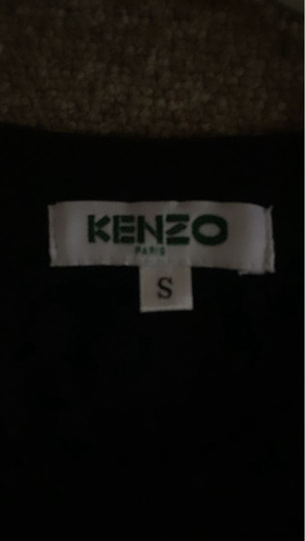 KENZO トラ刺繍 ブラック Tシャツ S