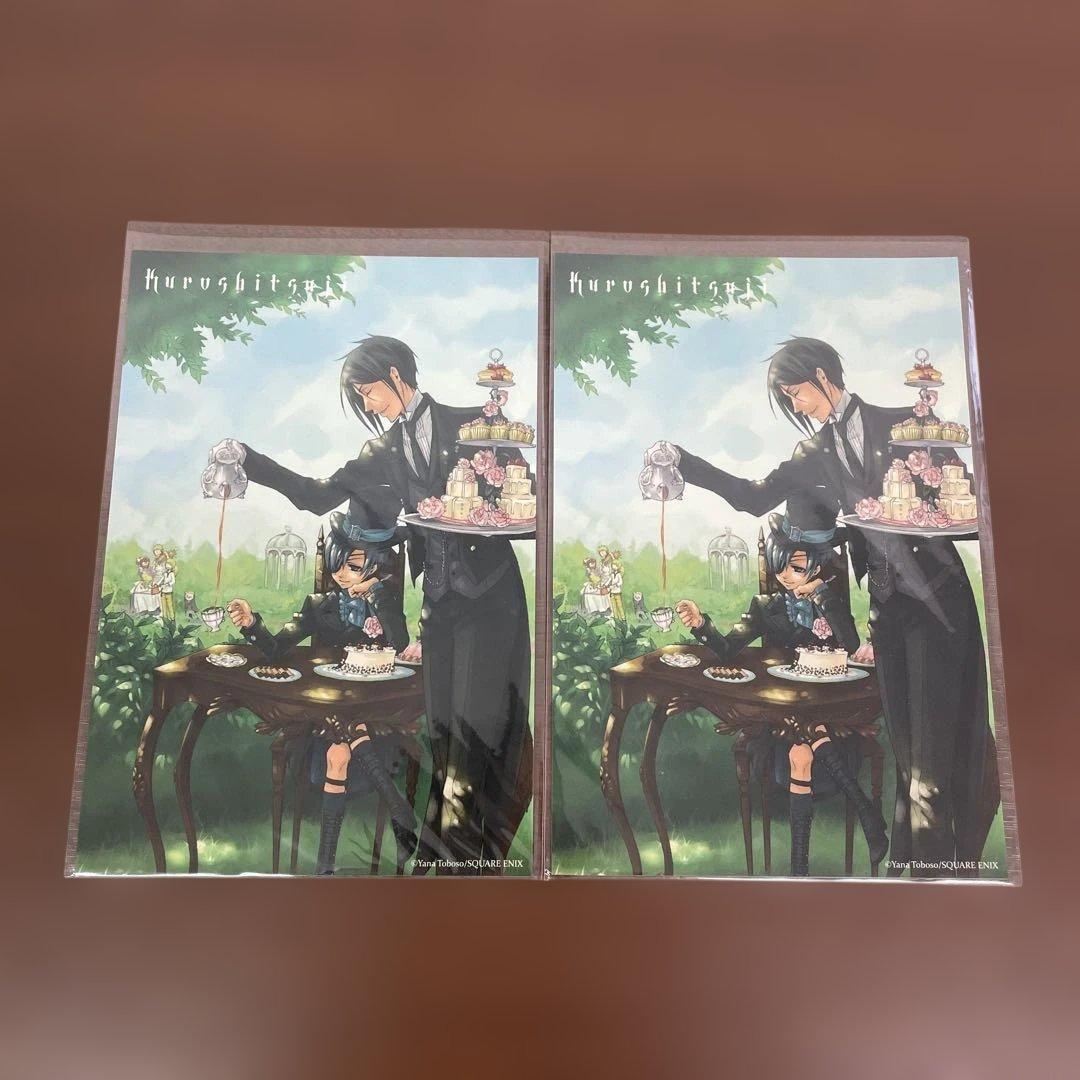 ❶黒執事 原画展 ポストカード 7枚＋ICカードステッカー