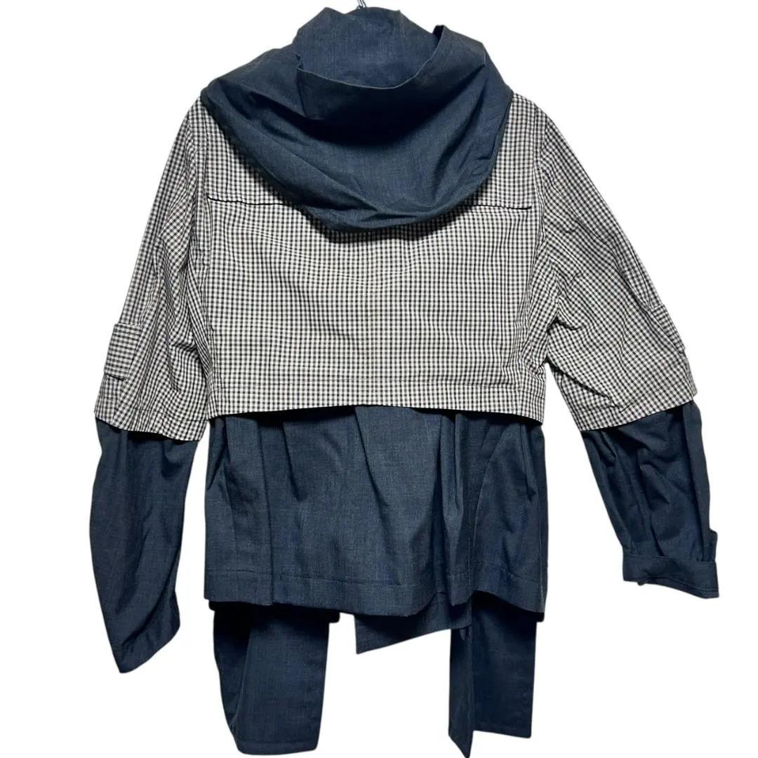 kolor カラー レイヤード ダッフルコート サイズ2 【美品/21SS】