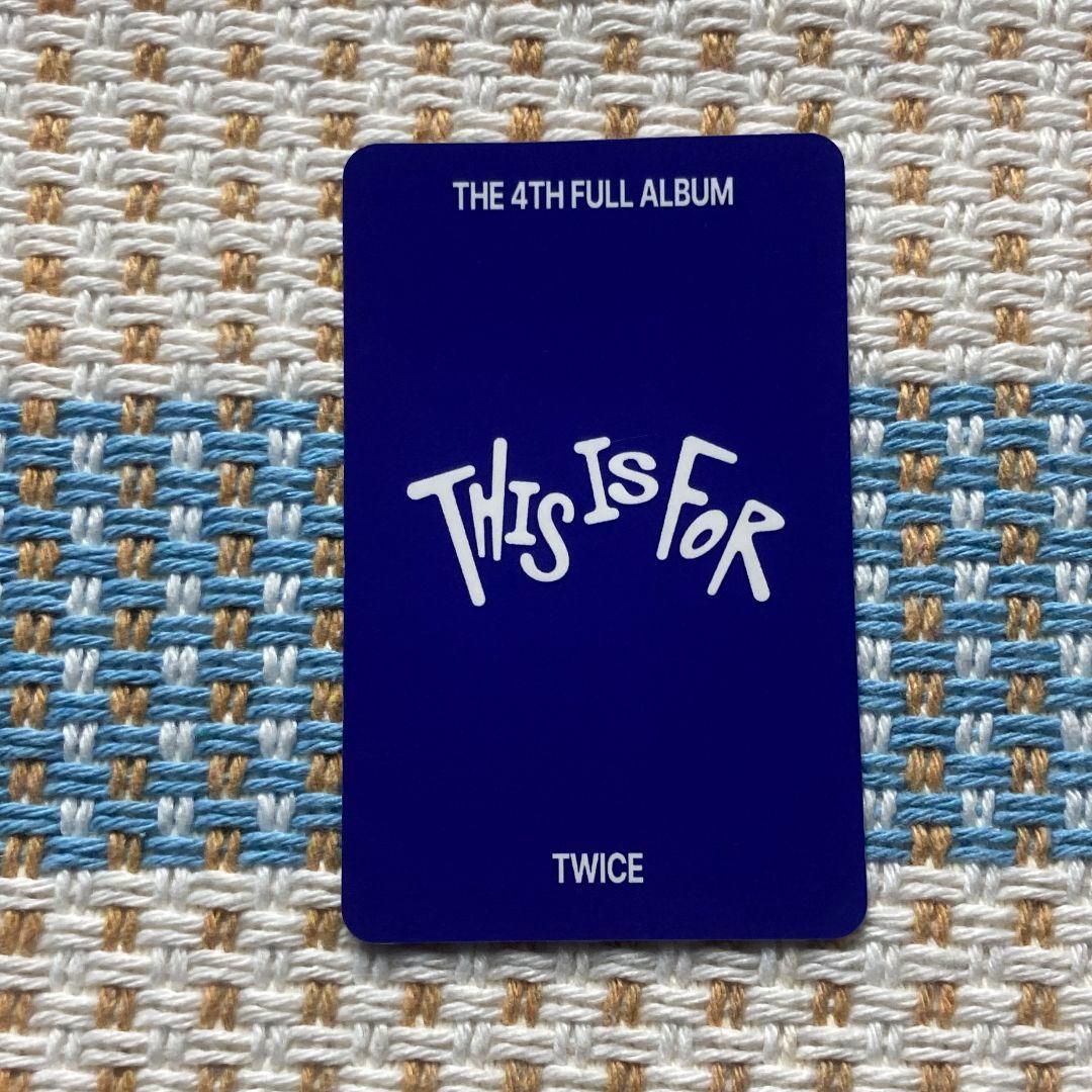TWICE 7/13 this is for 人気歌謡 ダヒョン サノク トレカ