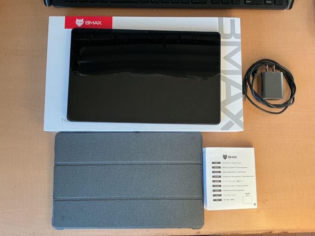 BMAX I11power タブレット 本体 充電器・中古カバー付き