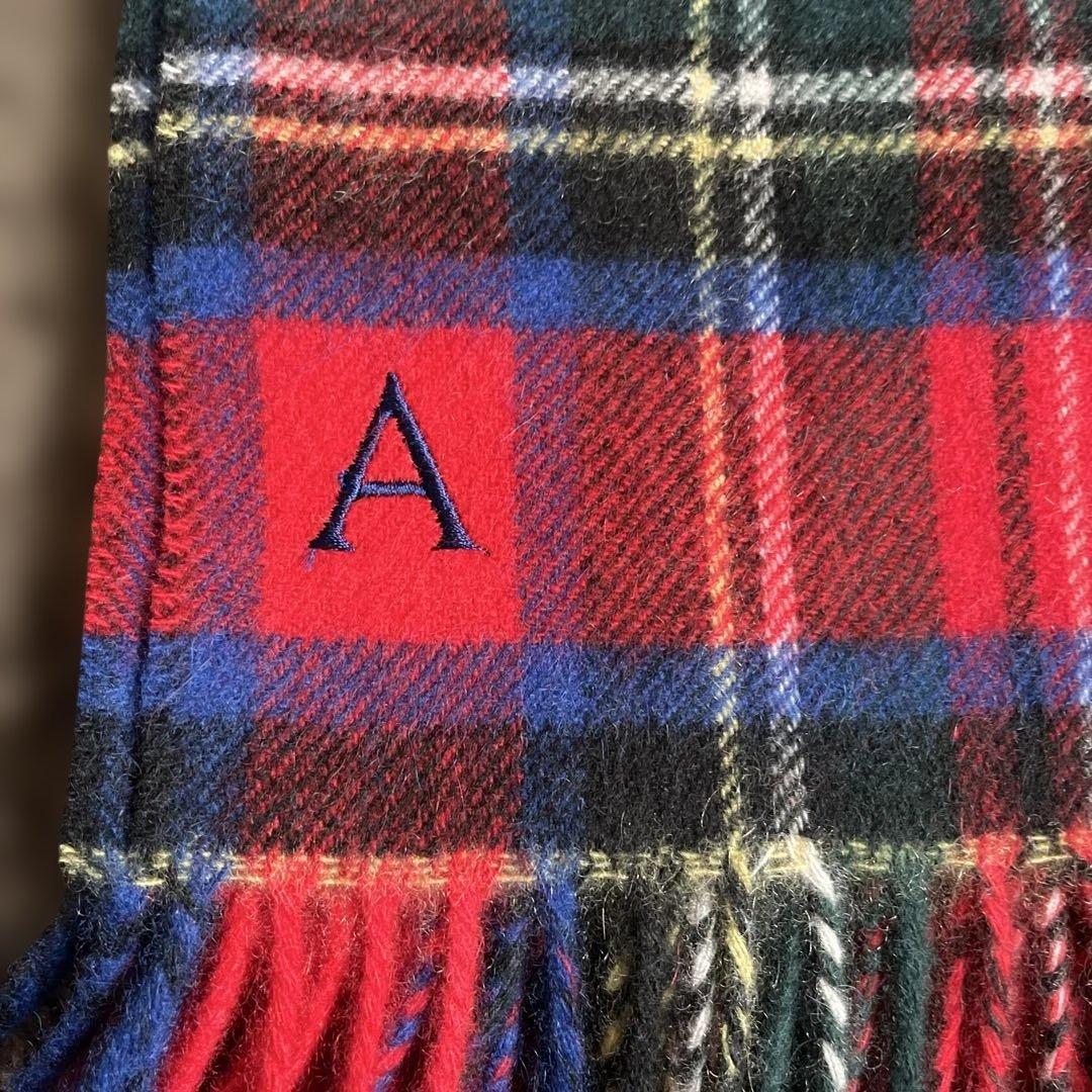 佐藤健 ABYTS チェック カシミアストール マフラー　おまけ付けます♪