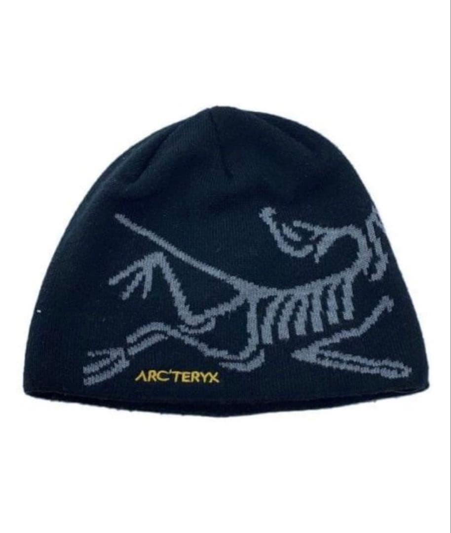 鈴*木様 ARC'TERYX ニット帽 黒 スケルトンデザイン