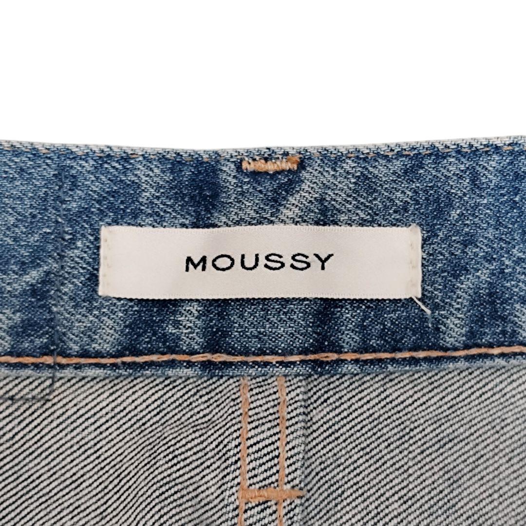 極美品✨MOUSSY マウジー MVS FLARE デニム 22 ライトブルー