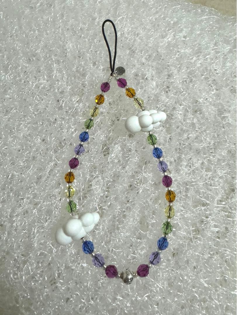 【正規品！】stringting　ストラップ　虹色　雲