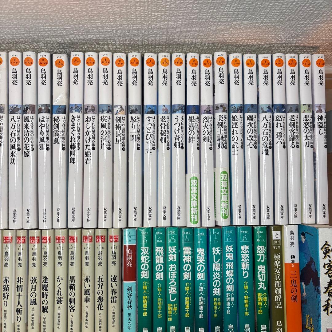 74冊　鳥羽亮　はぐれ長屋の用心棒他　時代小説まとめ　八丁掘剣客同心