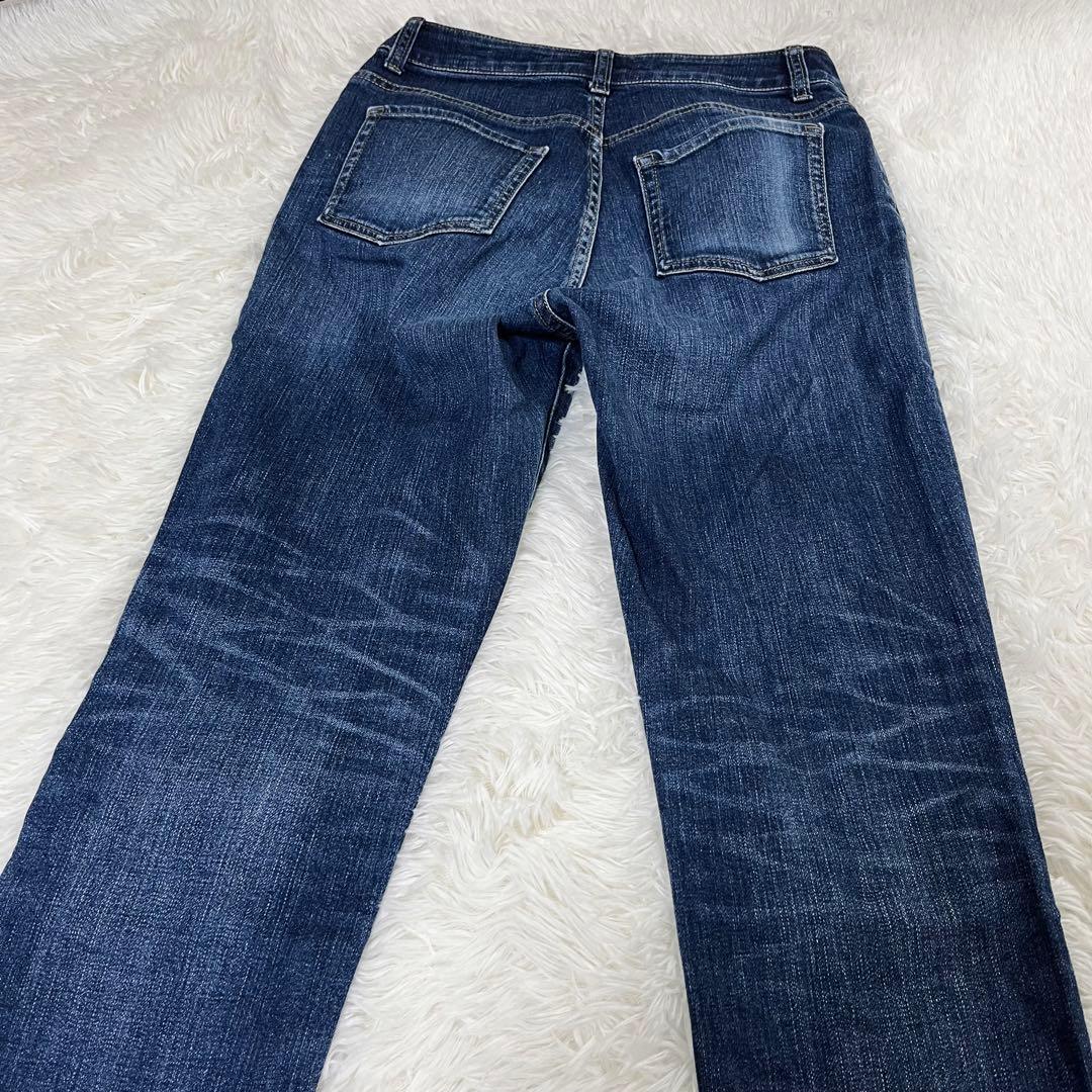 美品 ブルーレーベルクレストブリッジ デニム パンツ 36 S インディゴ