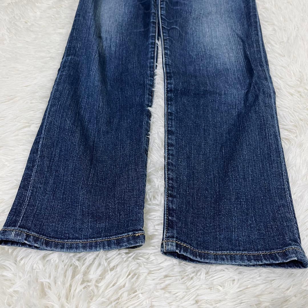 美品 ブルーレーベルクレストブリッジ デニム パンツ 36 S インディゴ