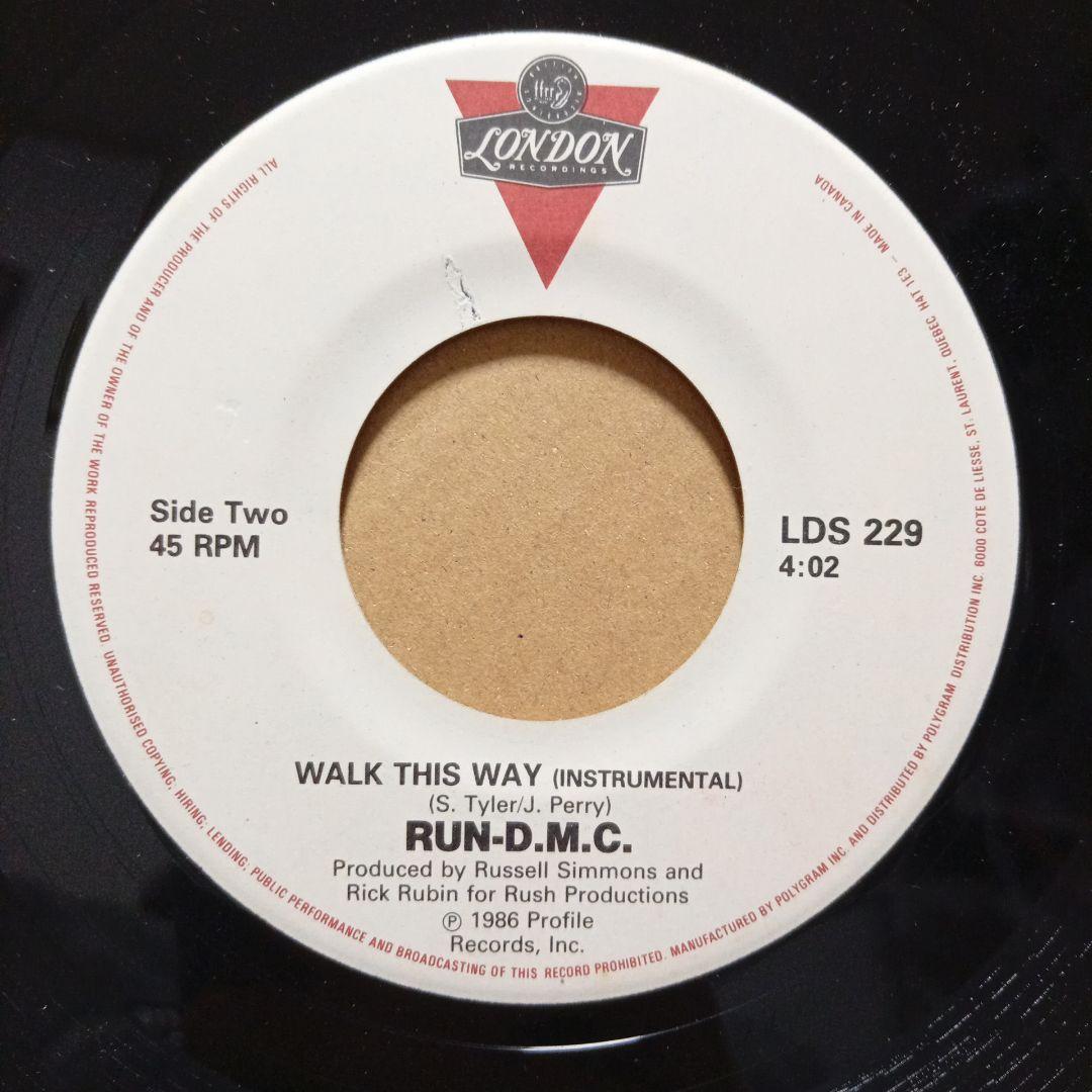 RUN-D.M.C / walk this way レコード ヒップホップ