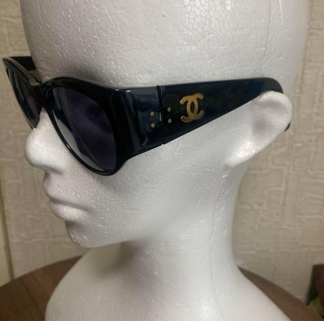 CHANEL サングラス 黒 ロゴ サングラスのみ 即日配送