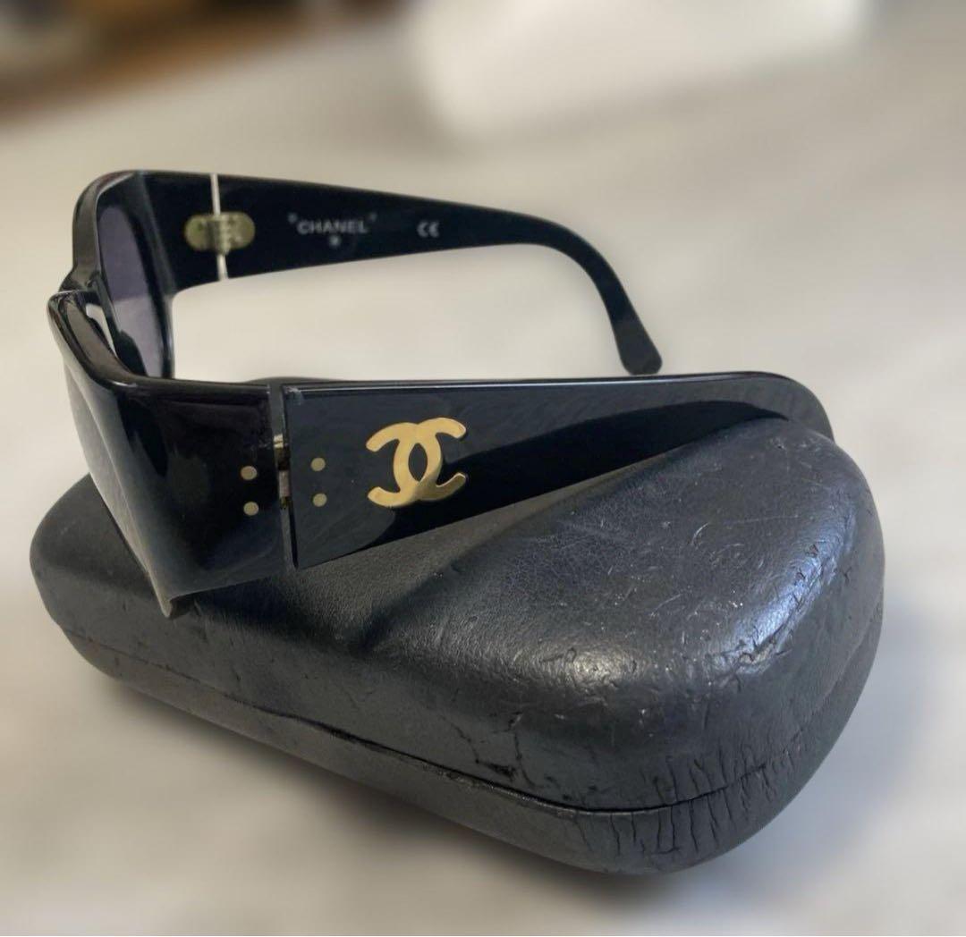 CHANEL サングラス 黒 ロゴ サングラスのみ 即日配送