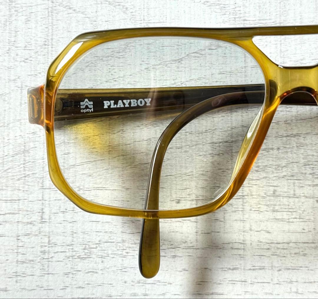 PLAYBOY オールドプレイボーイ 4058 ツーブリッジ スクエアサングラス