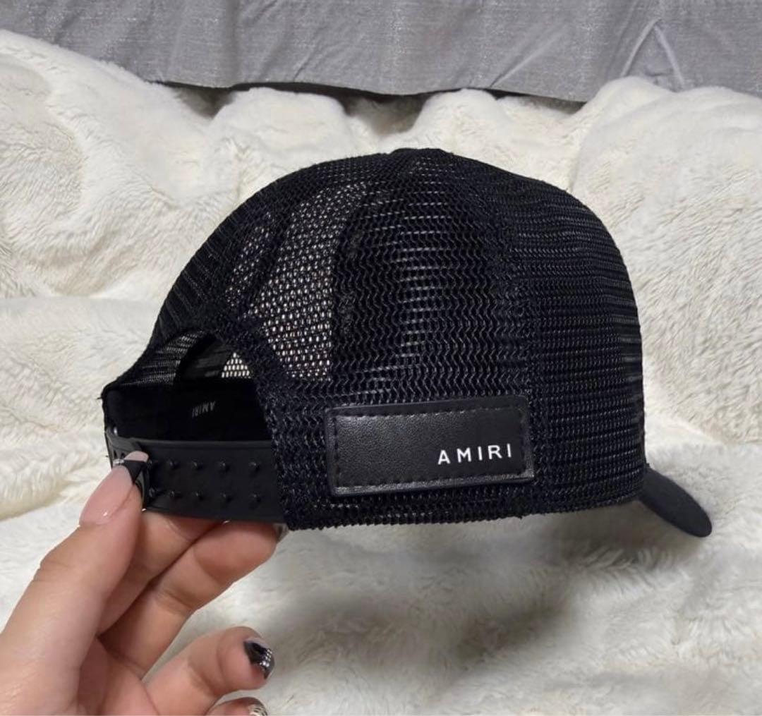 AMIRI アミリ MAロゴ トラッカーキャップ ブラック