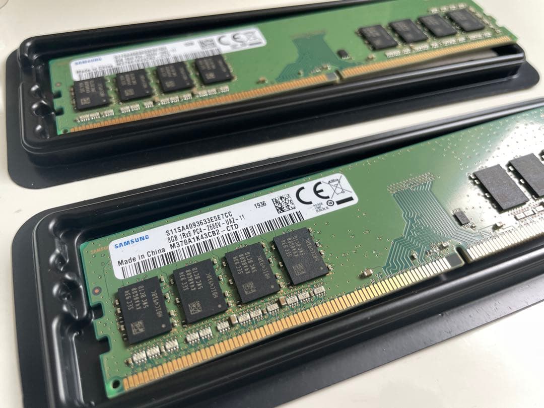 Samsung DDR4 16GB 本体メモリ (8GB×2枚セット)