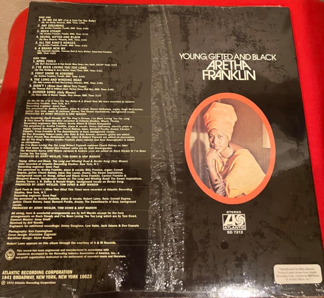 洋楽 Aretha Franklin Young, Gifted and Black