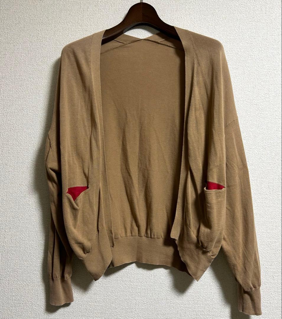 トップス atelier naruse 22ss cotton knit cardigan
