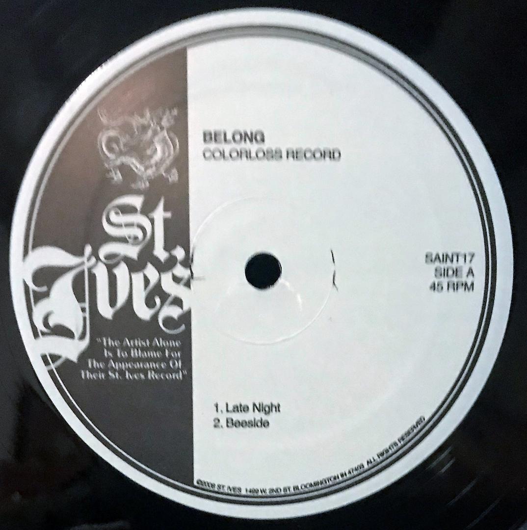 Belong 12inch② Indie Rock シューゲイザー