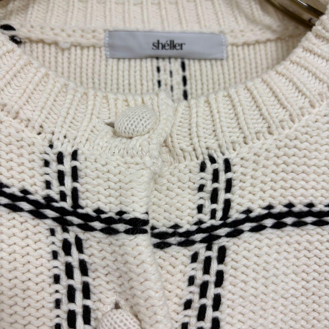 シェリエ　sheller handmade check ensemble