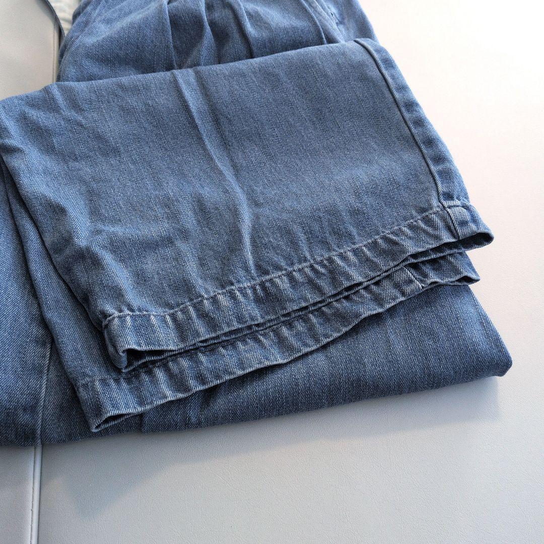 25SS SLOBEIENA♡LE DENIMタックトラウザー