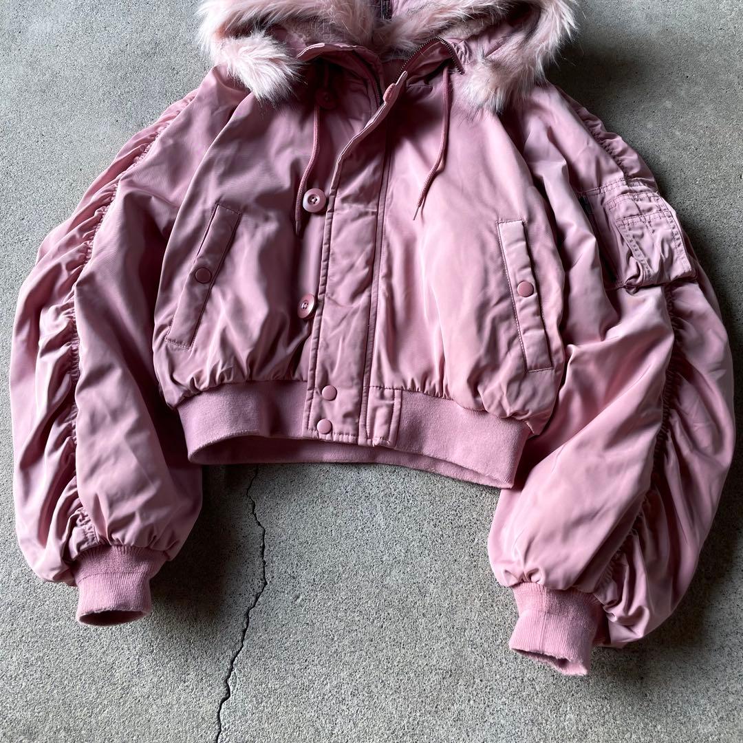 ジャケット・アウター n2b flight bomber jacket pink archive
