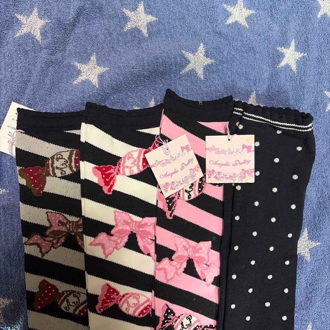 Angelic Pretty オーバーニーソックス 4点セット