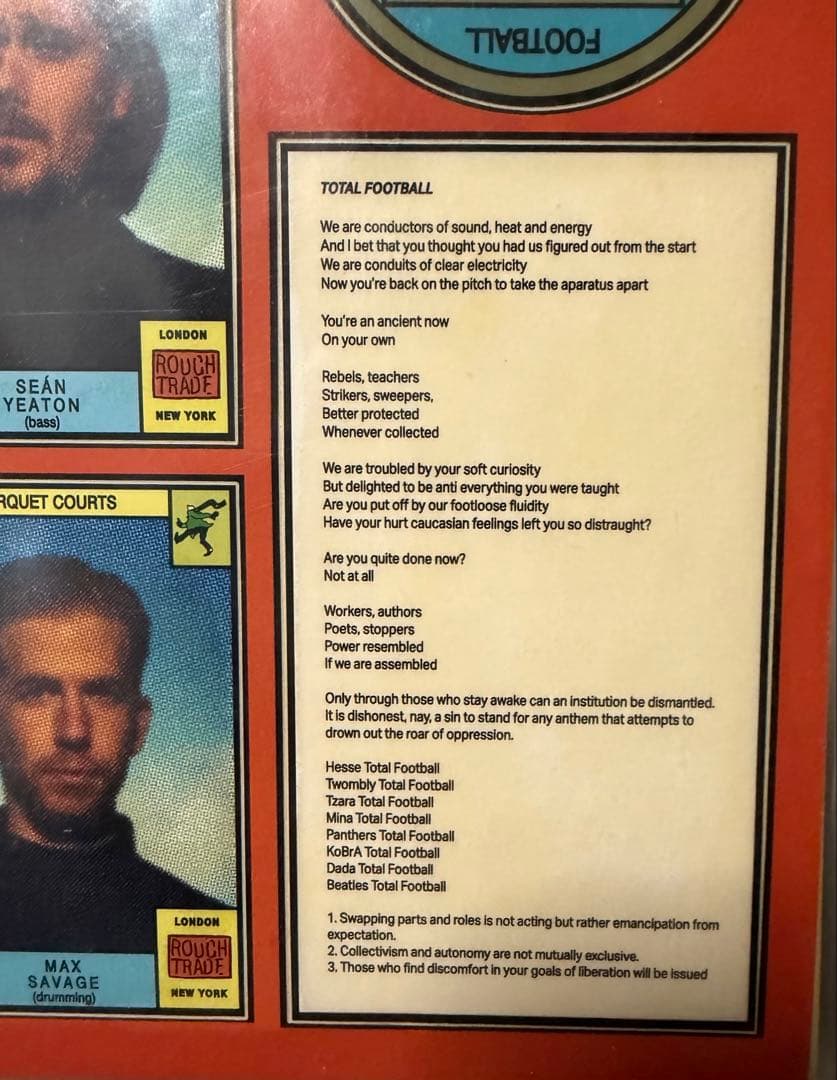 Total Football - Parquet Courts 7インチ