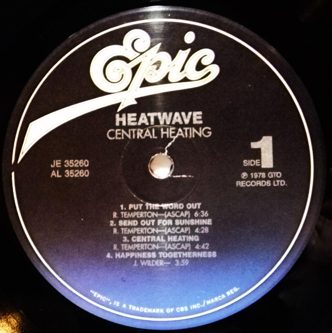 未使用 Heatwave - Central Heating / レコード