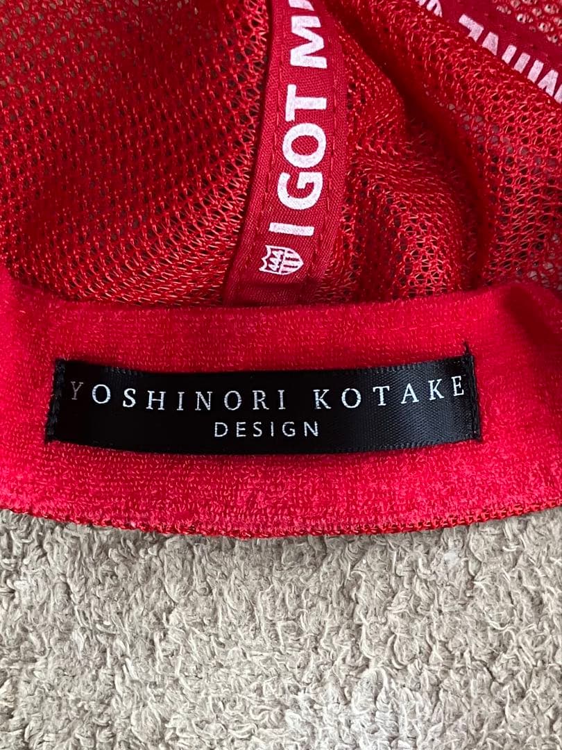 YOSHINORI KOTAKE スパンコール ダメージ加工 キャップ 444
