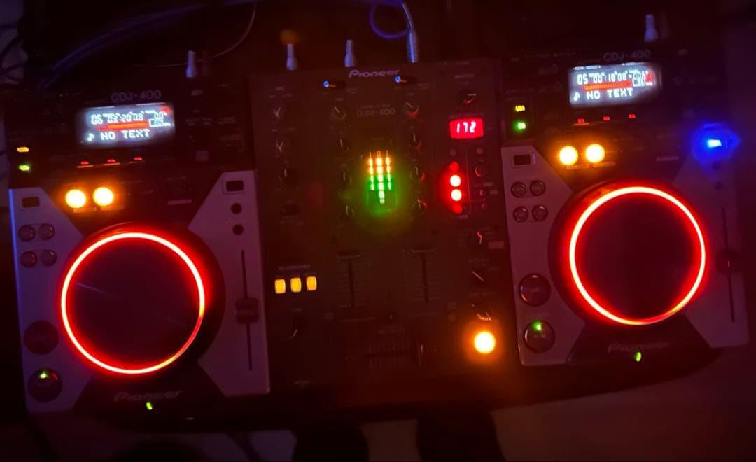 Pioneer CDJ-400×2 DJM-400 DJ機材ミキサーフルセット