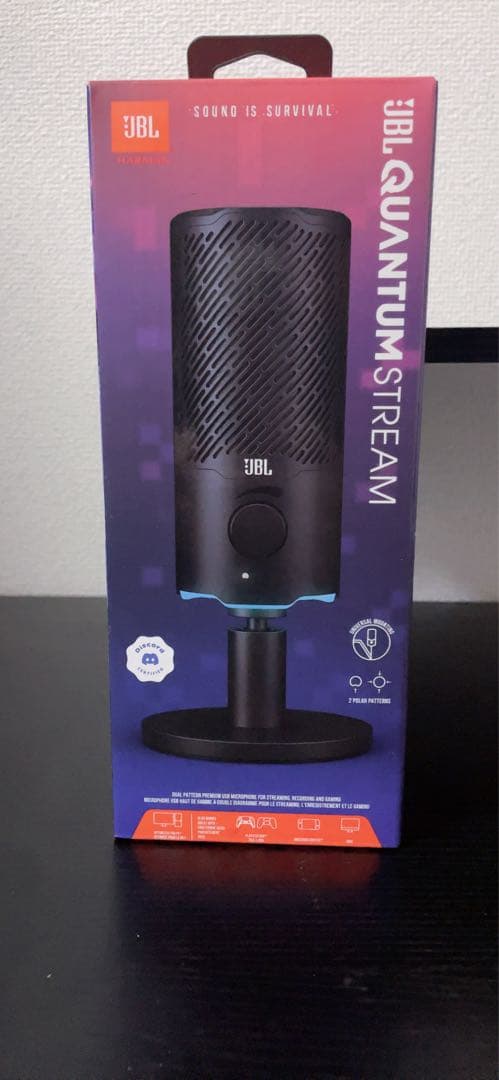JBL Quantum Stream マイク ブラック
