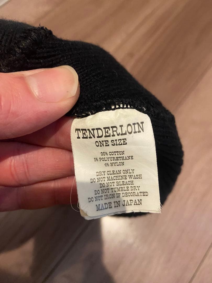 TENDERLOIN ニット帽 ブラック