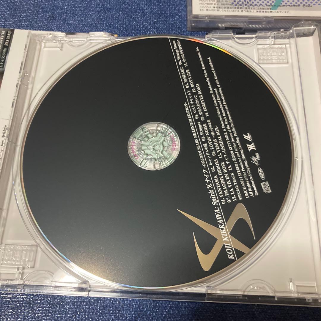 吉川晃司 .プロモ盤　.Spirit X 初回限定盤／パラシュートが落ちた夏