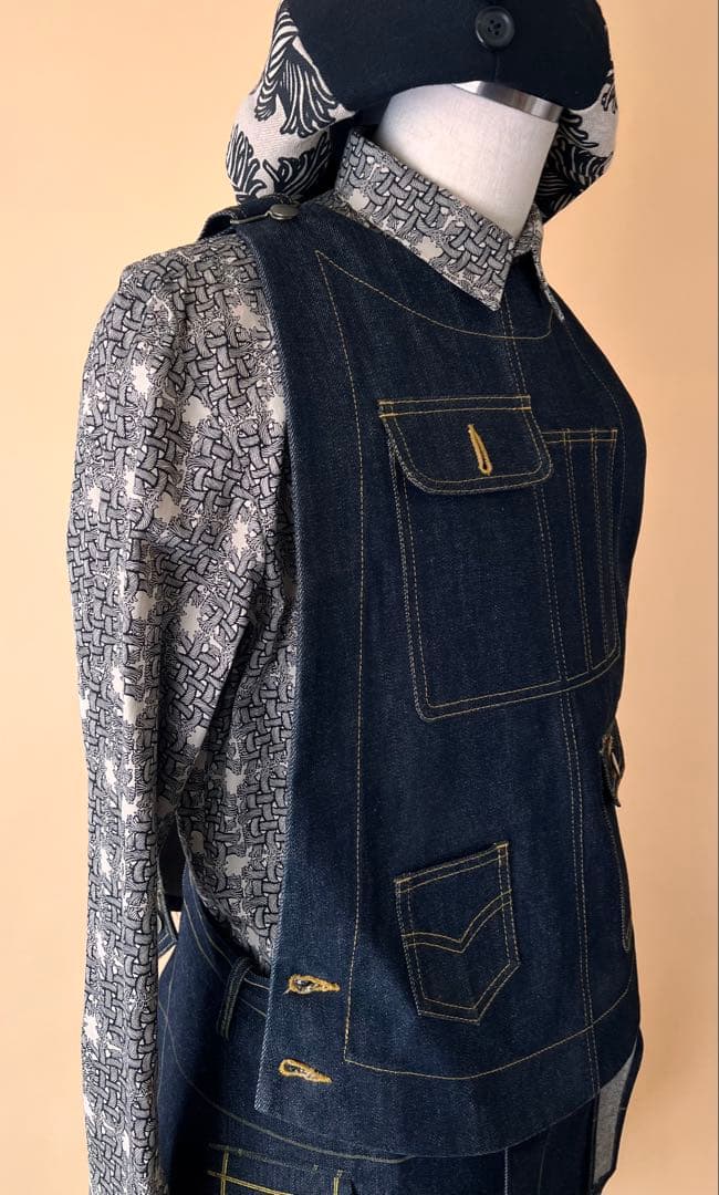 【SALE・新品同様】Nemeth:ネメス/デニムベスト M