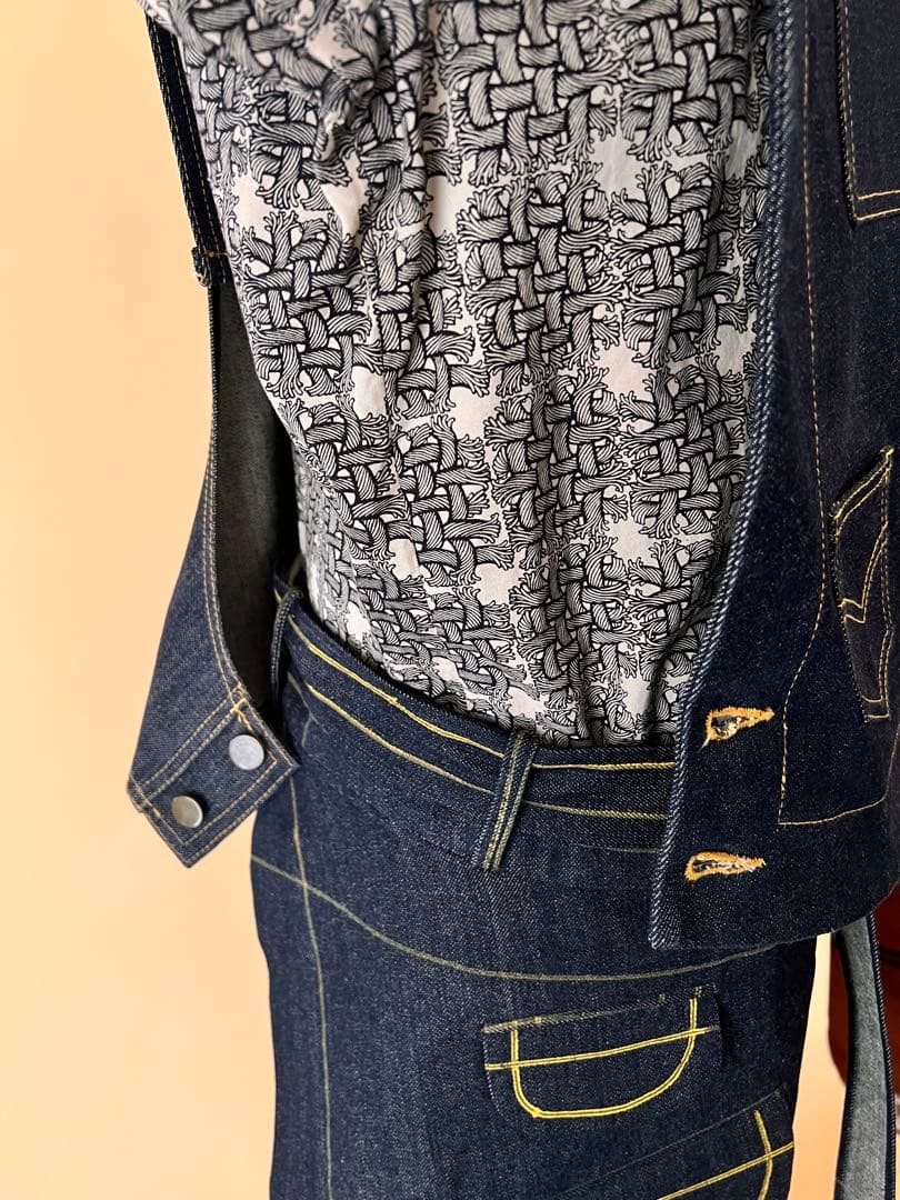 【SALE・新品同様】Nemeth:ネメス/デニムベスト M