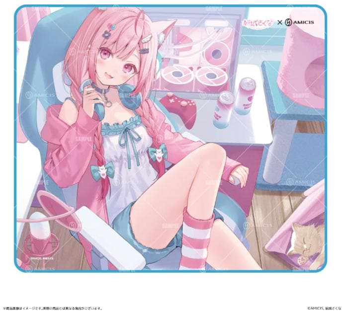 結城さくな × AMICIS ゲーミングマウスパッド 仁 -JIN-