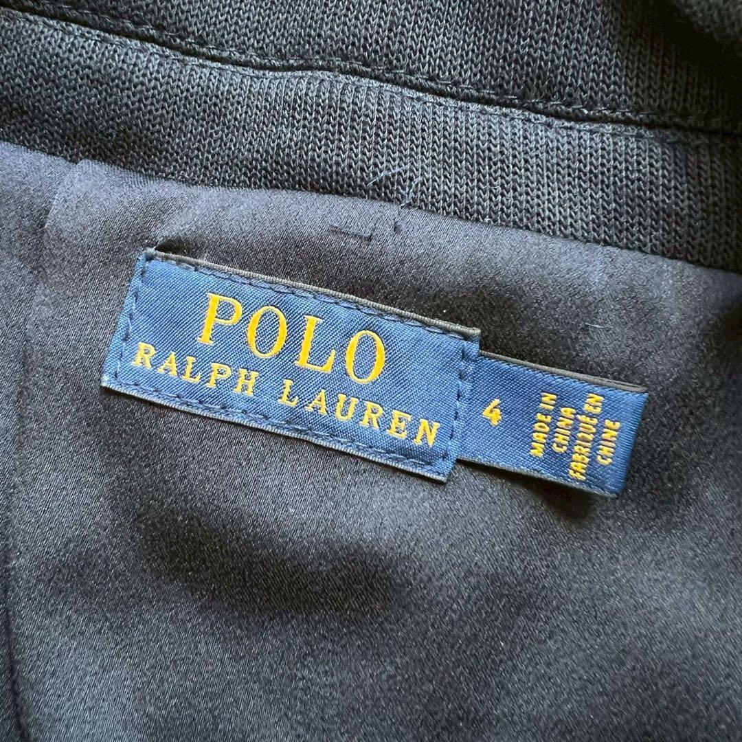 POLO RALPH LAUREN エンブレム刺繍 ニットブレザー ダブルボタン