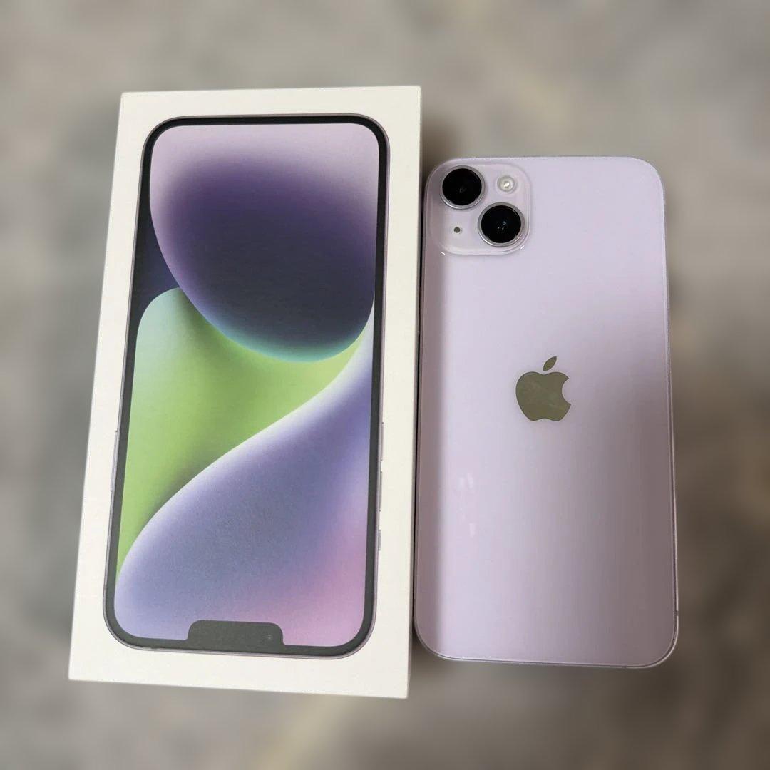 Apple iPhone 14 plus パープル 本体