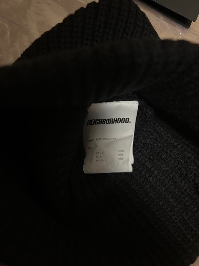 ネイバーフッド BEANIE BLACK ニット帽