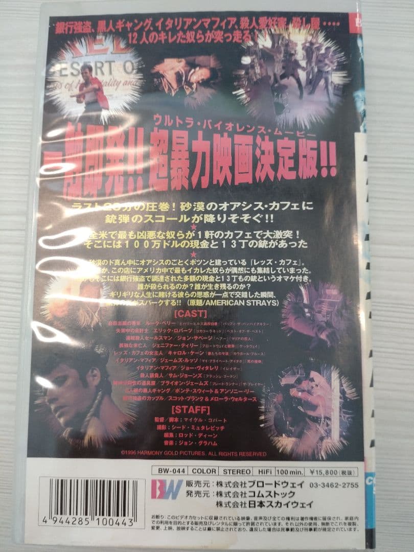 希少　アメリカン・バイオレンス【字幕版】 [VHS]　未DVD化